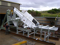 Trial assembly of fabricated steelwork