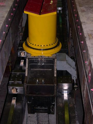 Completed Tin Mill bearing rail installation